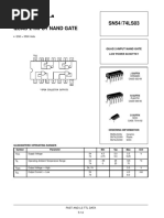 Quad 2-Input Nand Gate SN54/74LS03: ESD 3500 Volts