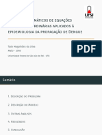 Modelos matemáticos SIR aplicados à Dengue