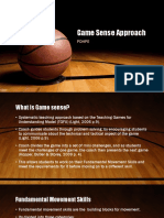 Pdhpe Game Sense Approach