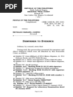 Demurrer to Evidence in Criminal Case | PDF | Demurrer | Evidence