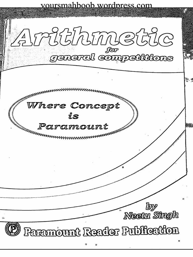 Paramount Arithmetic (B W) | PDF