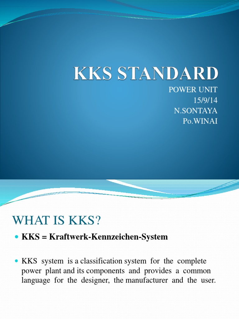 KKS Standard PDF Steam Machines