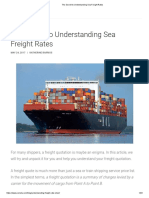 Understanding Sea Freight Rates