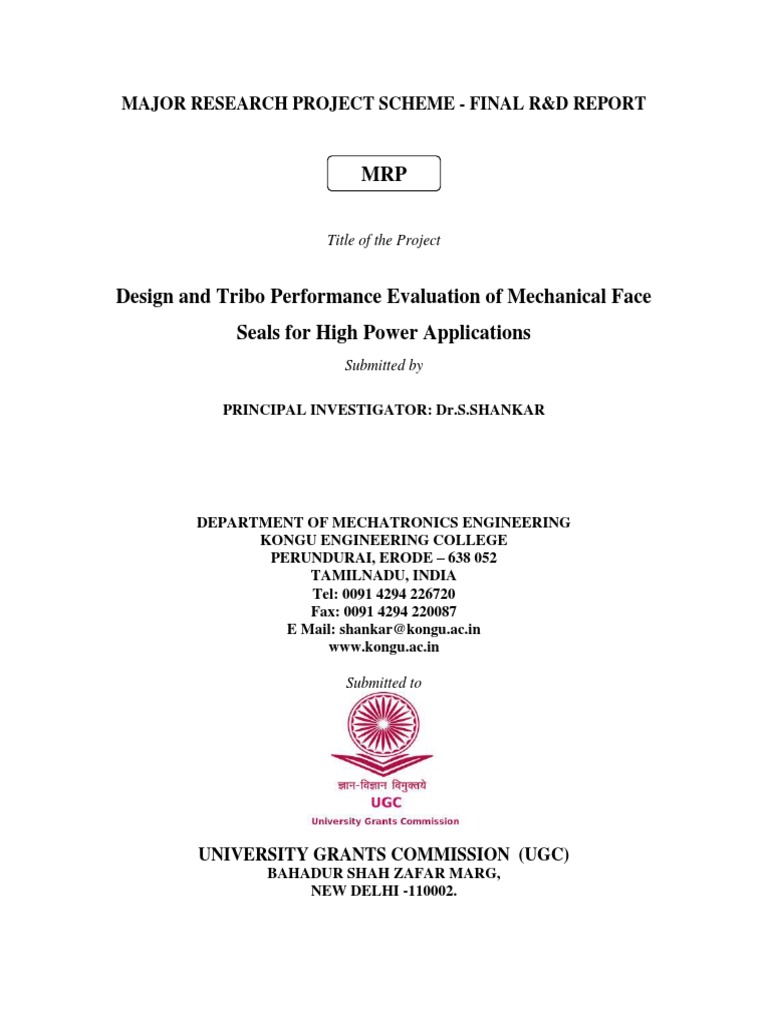 FinalReport MRP8712013 | PDF | Pump | Friction