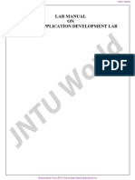Mobile Application Development Lab Manual