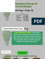 Keberlanjutan Energi Di Kota Surabaya: Sustainable Energy in Surabaya City