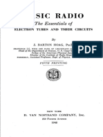 Barton Hoag - The Essentials of Electron Tubes and Their Circuits - (1942) PDF