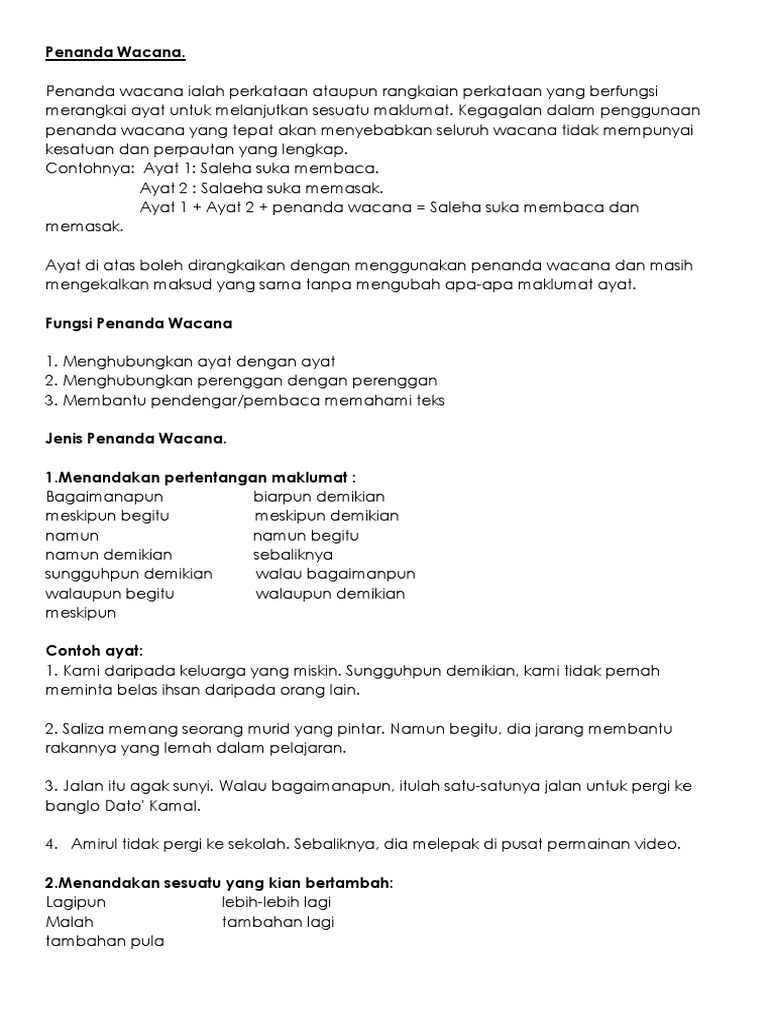 Penanda Wacana Pdf