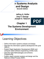 Modern Systems Analysis and Design: The Systems Development Environment