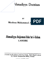 Ahmadiyya Doctrine