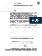 Análisis propiedades fluidos Newtonianos