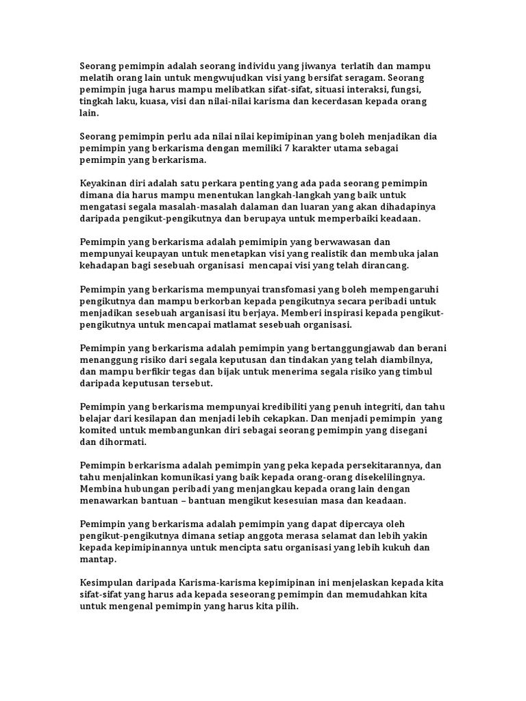 Pemimpin Leadership Pdf