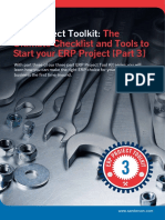 ERP Project Toolkit - The Ultimate Checklist and Tools To Start Your ERP Project - Part 3