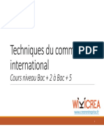 Cours Techniques Du Commerce International