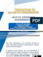 Introduction of Geomatic