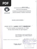 Tese - Zuleika a. Arruda - Onde Está o Agro Deste Negócio... Mato Grosso e Agronegócio...
