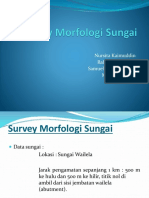 Survey Morfologi Sungai