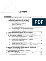 Cuprins Carte Pedagogie Recenzie PDF