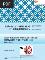 Guião BECRE para trabalhos de Pesquisa