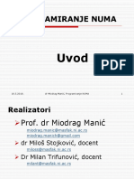 Programiranje Numa - 1 - Uvod