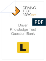 Driver Knowledge Test Question Bank Drivingtestnsw