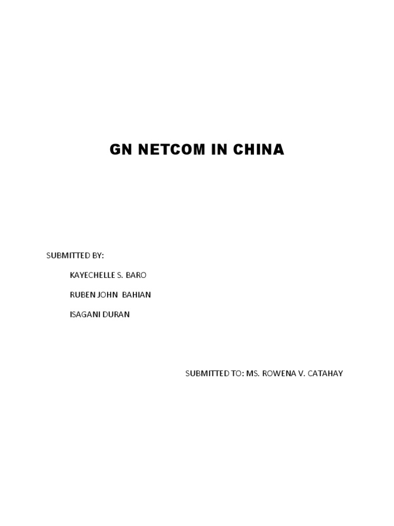 GN in China PDF