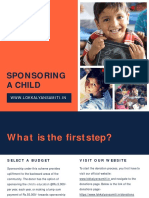 Step by Step Process To Sponsor A Child