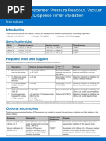 Nordson EFD Ultimus I III Validation Instructions