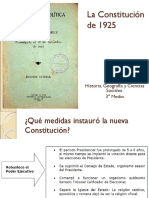 La Constitucic3b3n de 1925 a Carlos Ibac3b1ez Del Campo