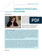 Seguridad Ciudadana en America Latina
