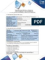 Guía de Actividades y Rúbrica de Evaluación 