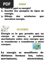 Fuentes y Tipos de Energia