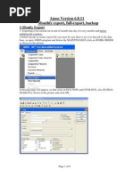 Amos Exporting Backup