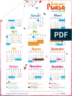 Kalender Puasa 2018 PDF