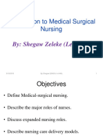 Introduction To Medical Surgical Nursing