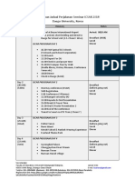 Jadual Perjalanan Seminar ICSAR 2018 Daegu University