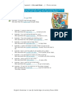 Reported Speech PDF