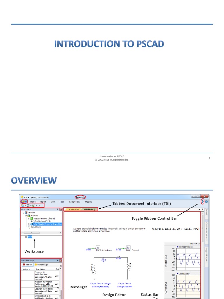 Introduction To PSCAD © 2012 Nayak Corporation Inc | PDF | Icon ...