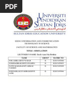 Ssi3013 Information and Communication Technology in Science Faculty of Science and Mathematics