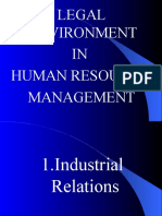 Legal Environment IN Human Resource Management