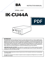 Processadora de Vídeo Toshiba Ik-Cu44a - Mu