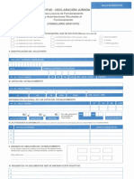 Declaracion Jurada para Licencia de Funcionamiento y Autorizaciones Vinculadas PDF