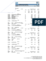 Análisis de precios unitarios para mejoramiento del servicio en terminal terrestre