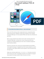 Tutorial - Cara Install Aplikasi PWA Di Iphone Dan Ipad - MacPoin