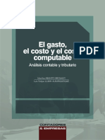 El Gasto, El Costo y Costo Computable