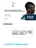 Negro e Educação - Apresentação