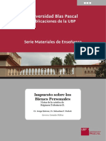 322010ME Impuesto Sobre Los Bienes Personales. Notas de La Cátedra de Régimen Tributario II PDF