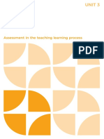 Unit 3 Assessment in The Teaching Learning Process PDF