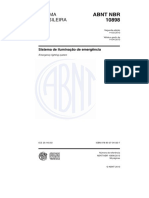 ABNT NBR 10898 - 2013 - Sistema de Iluminação de Emergência