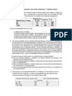 Probabilidades y Teorema de Bayes en problemas médicos y de negocios